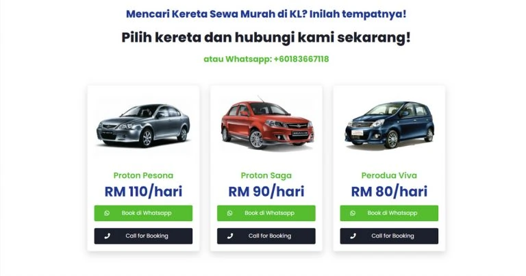 Kereta Sewa Setiawangsa